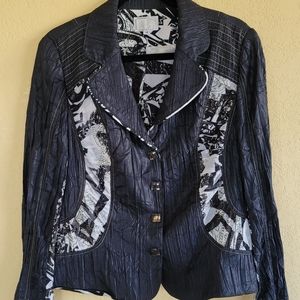 Alberto Makali 12/14 Black/White Evening Jacket